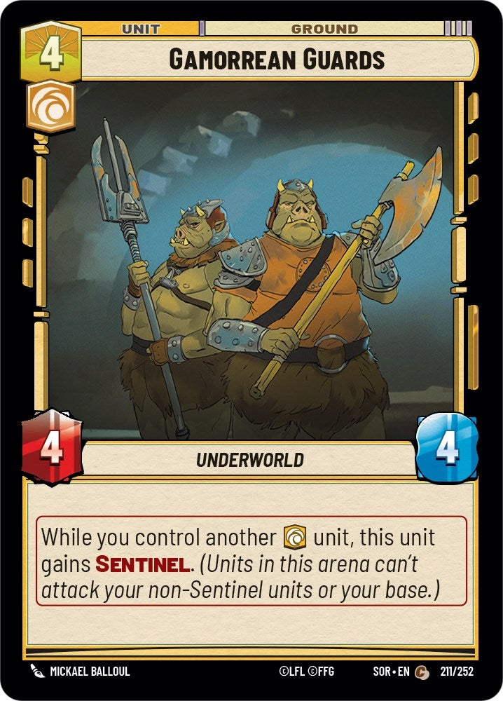 Gamorrean Guards (211) (SOR) - Star Wars: Unlimited Single