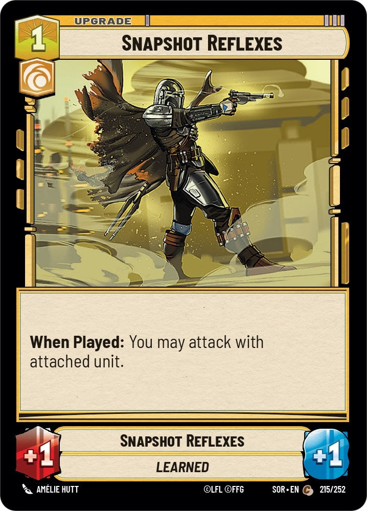 Snapshot Reflexes (215) (SOR) - Star Wars: Unlimited Single