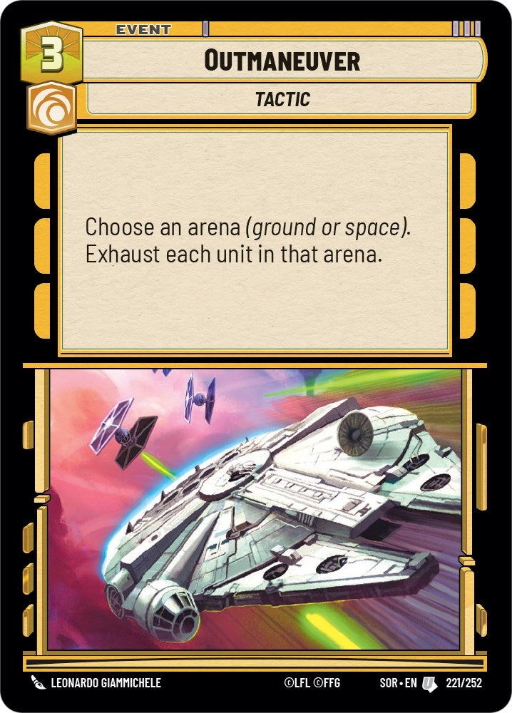 Outmaneuver (221) (SOR) - Star Wars: Unlimited Single