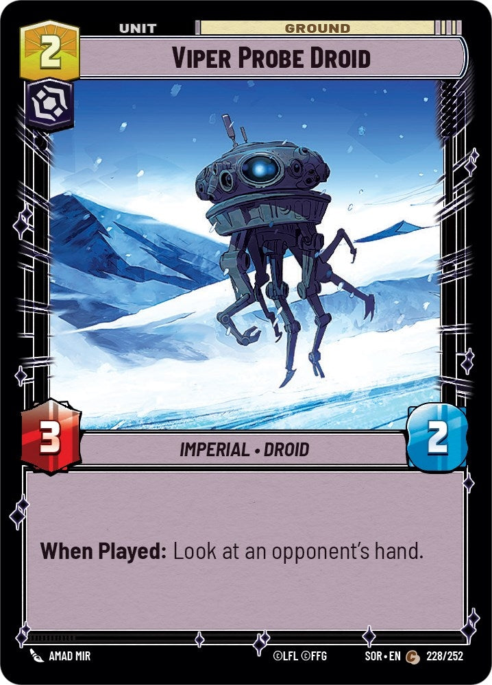 Viper Probe Droid (228) (SOR) - Star Wars: Unlimited Single