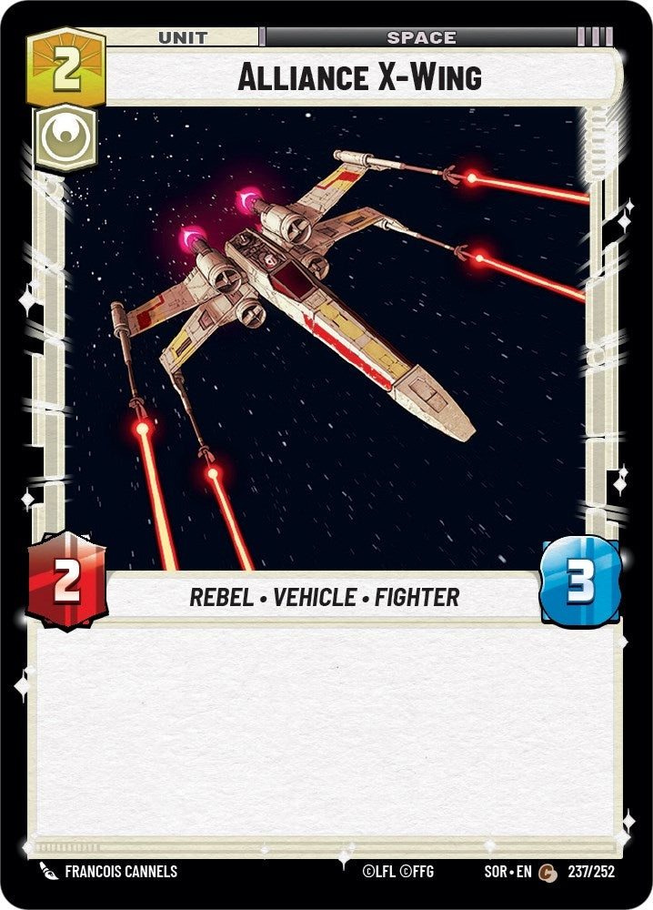 Alliance X-Wing (237) (SOR) - Star Wars: Unlimited Single