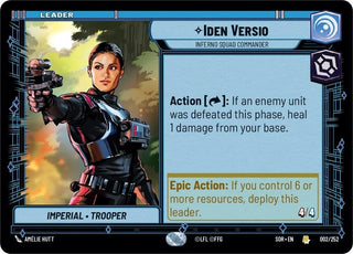 Iden Versio - Inferno Squad Commander (2) (SOR) - Star Wars: Unlimited Single