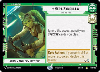 Hera Syndulla - Spectre Two (8) (SOR) - Star Wars: Unlimited Single
