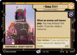 Boba Fett - Collecting the Bounty (15) (SOR) - Star Wars: Unlimited Single
