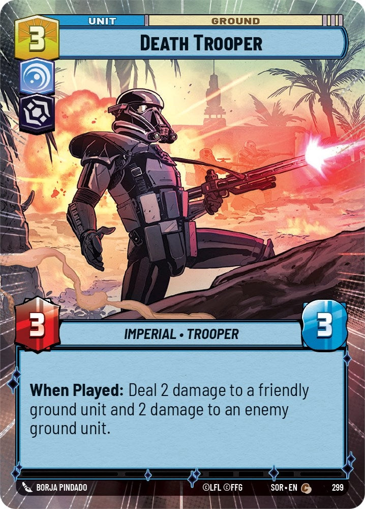 Death Trooper (Hyperspace) (299) (SOR) - Star Wars: Unlimited Single