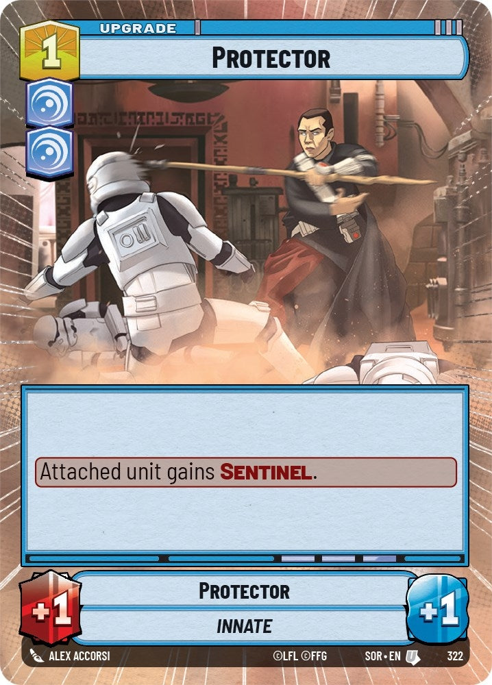 Protector (Hyperspace) (322) (SOR) - Star Wars: Unlimited Single