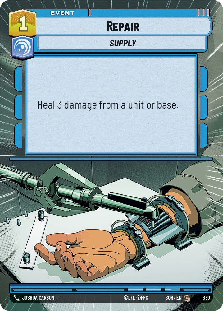 Repair (Hyperspace) (339) (SOR) - Star Wars: Unlimited Single