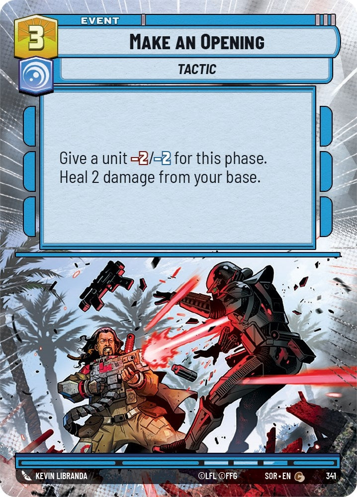 Make An Opening (Hyperspace) (341) (SOR) - Star Wars: Unlimited Single