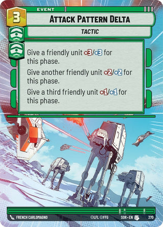 Attack Pattern Delta (Hyperspace) (370) (SOR) - Star Wars: Unlimited Single