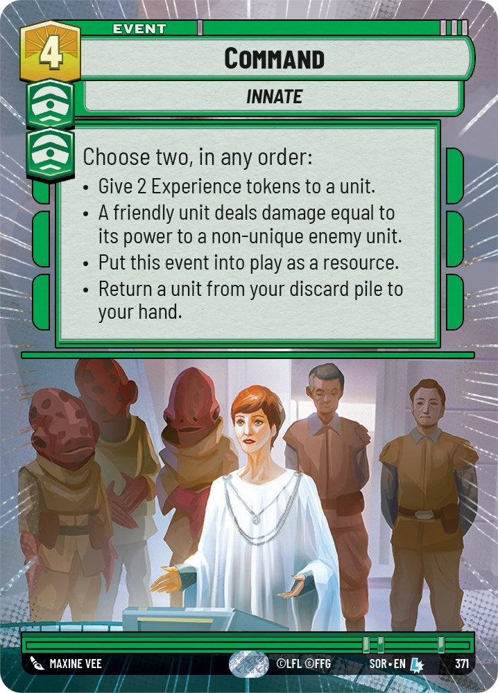 Command (Hyperspace) (371) (SOR) - Star Wars: Unlimited Single