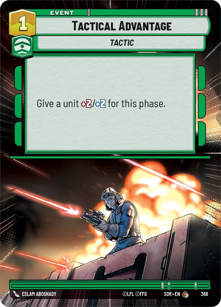 Tactical Advantage (Hyperspace) (388) (SOR) - Star Wars: Unlimited Single