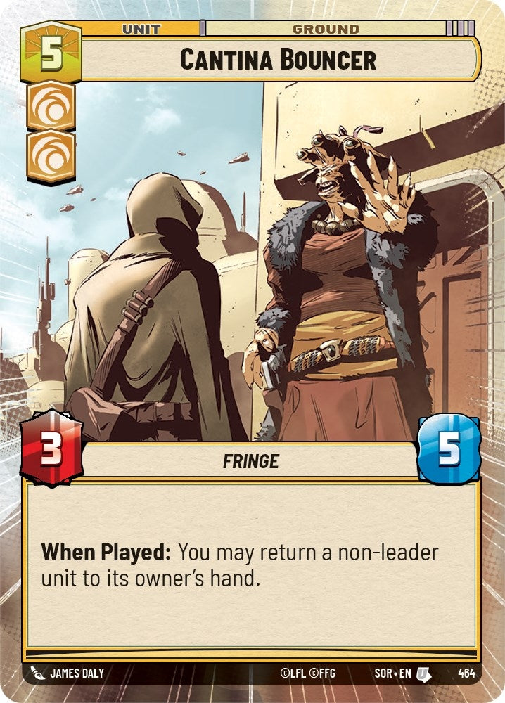 Cantina Bouncer (Hyperspace) (464) (SOR) - Star Wars: Unlimited Single