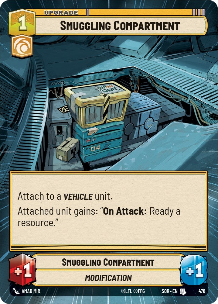 Smuggling Compartment (Hyperspace) (476) (SOR) - Star Wars: Unlimited Single