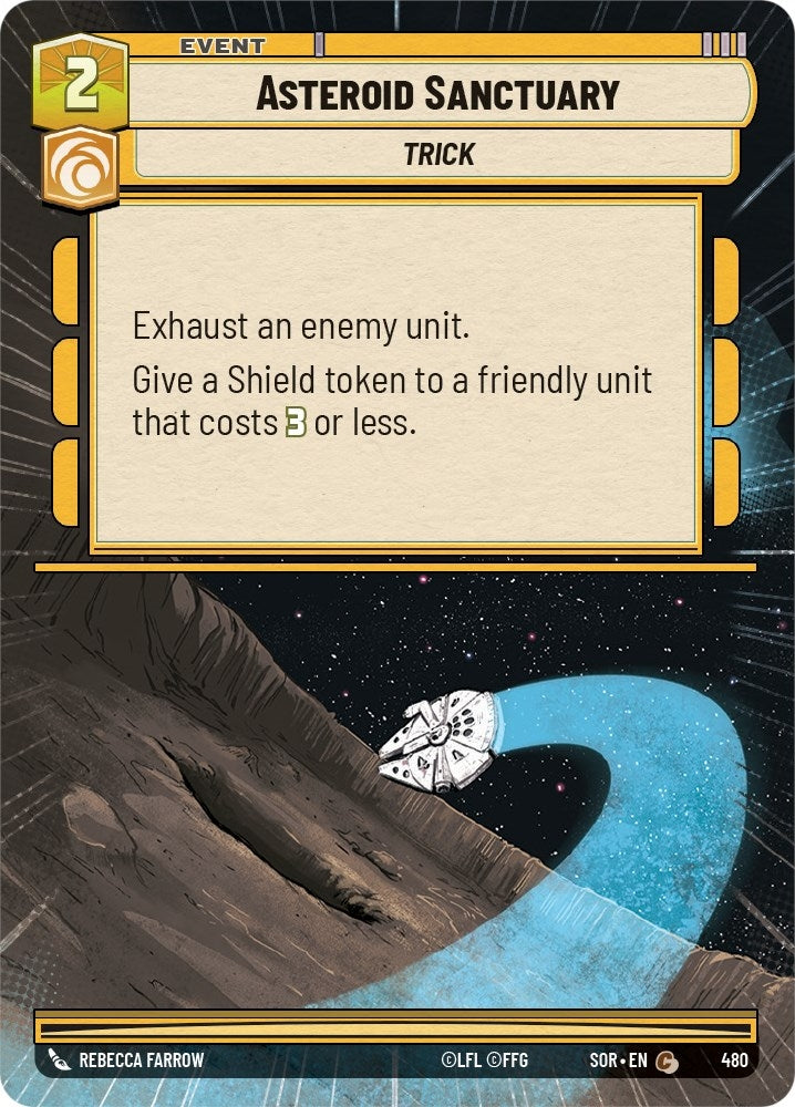 Asteroid Sanctuary (Hyperspace) (480) (SOR) - Star Wars: Unlimited Single