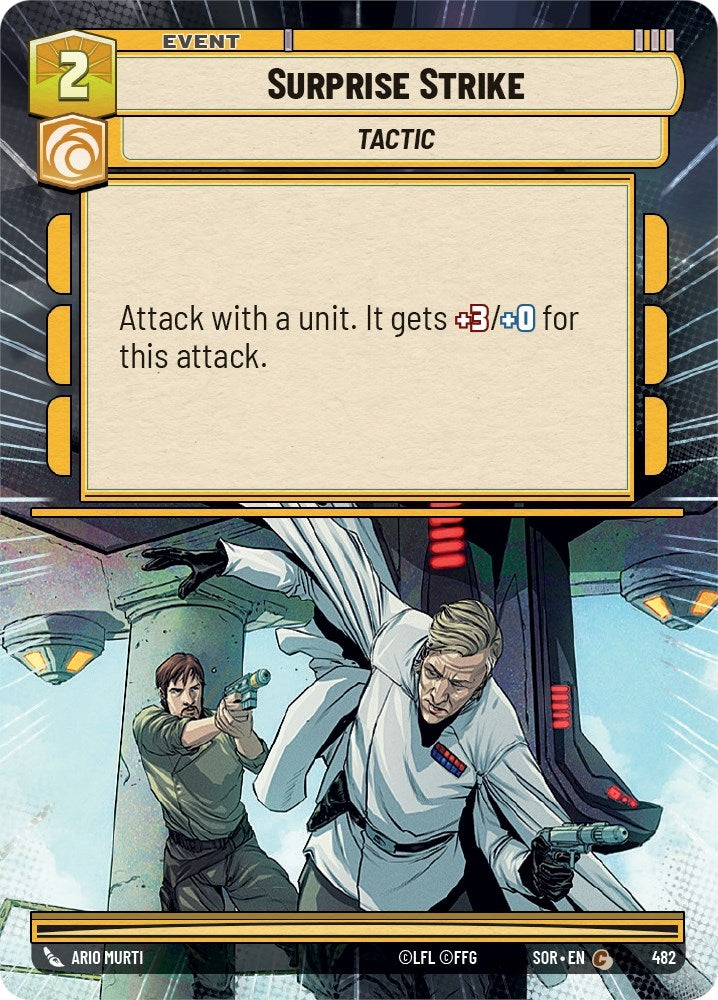Surprise Strike (Hyperspace) (482) (SOR) - Star Wars: Unlimited Single