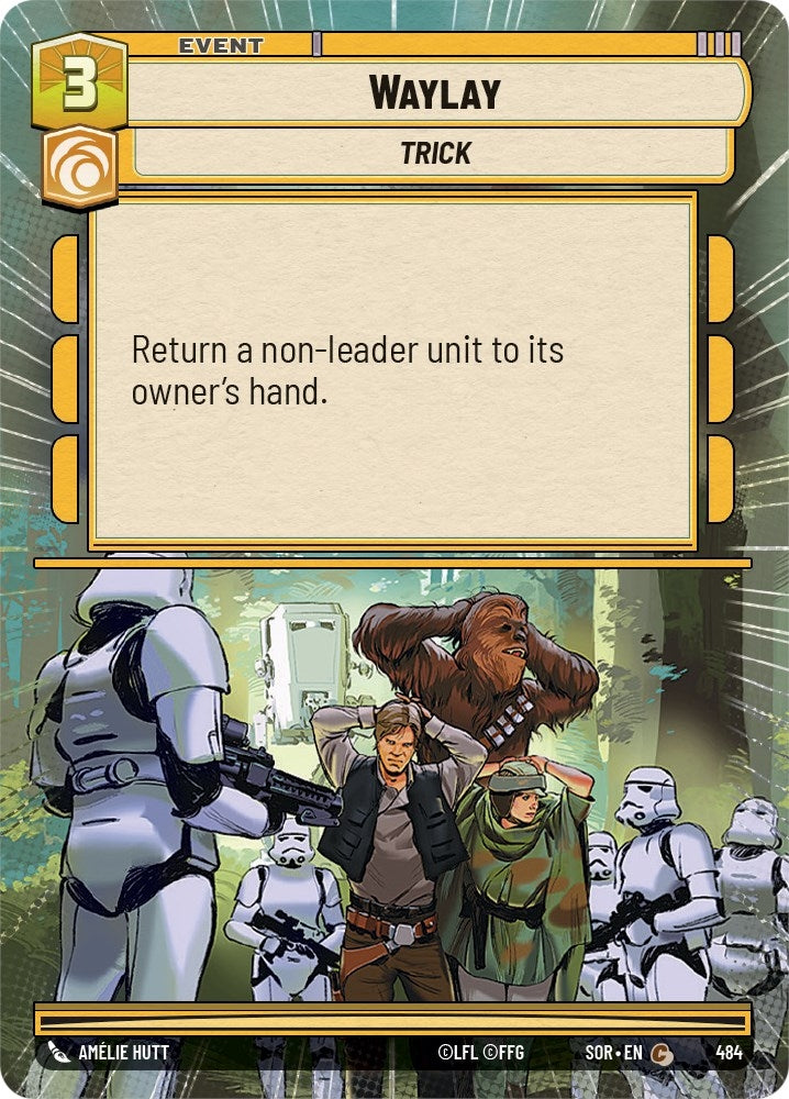 Waylay (Hyperspace) (484) (SOR) - Star Wars: Unlimited Single