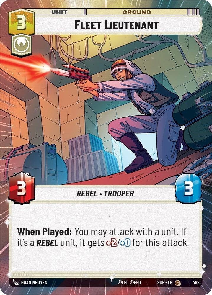 Fleet Lieutenant (Hyperspace) (498) (SOR) - Star Wars: Unlimited Single