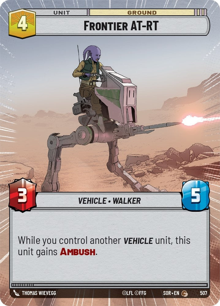 Frontier AT-RT (Hyperspace) (507) (SOR) - Star Wars: Unlimited Single