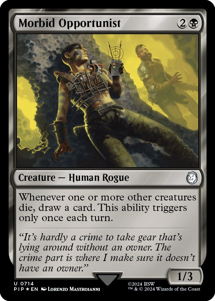 Morbid Opportunist (Surge Foil) (714) [PIP] - MTG Single