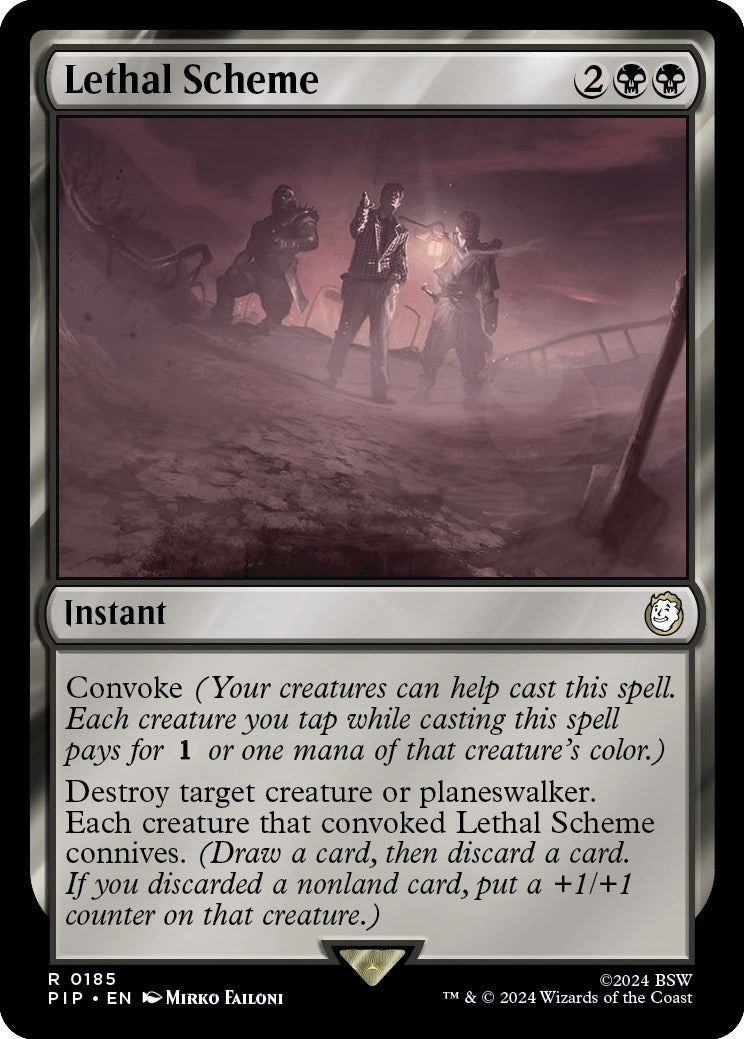 Lethal Scheme (185) [PIP] - MTG Single