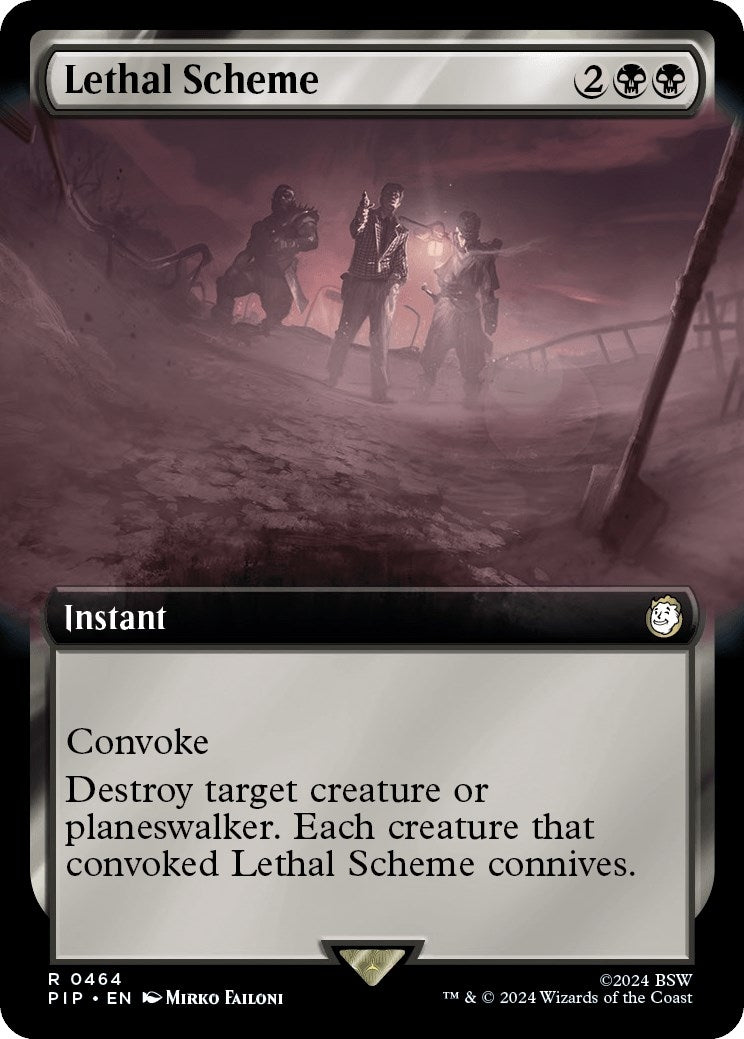 Lethal Scheme (Extended Art) (464) [PIP] - MTG Single