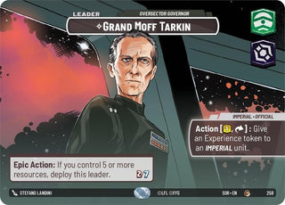 Grand Moff Tarkin - Oversector Governor (Showcase) (258) (SOR) - Star Wars: Unlimited Single