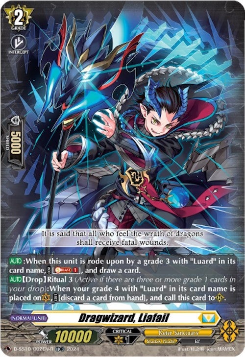 Dragwizard Liafail (TDR) (10002) [D-SS10] - Cardfight Vanguard Single