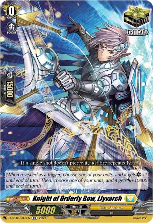 Knight of Orderly Bow Llyvarch (10013) [D-SS10] - Cardfight Vanguard Single