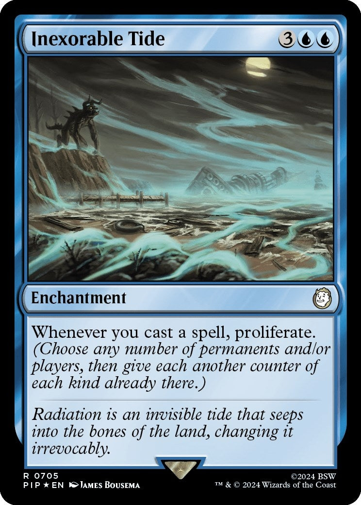 Inexorable Tide (Surge Foil) (705) [PIP] - MTG Single