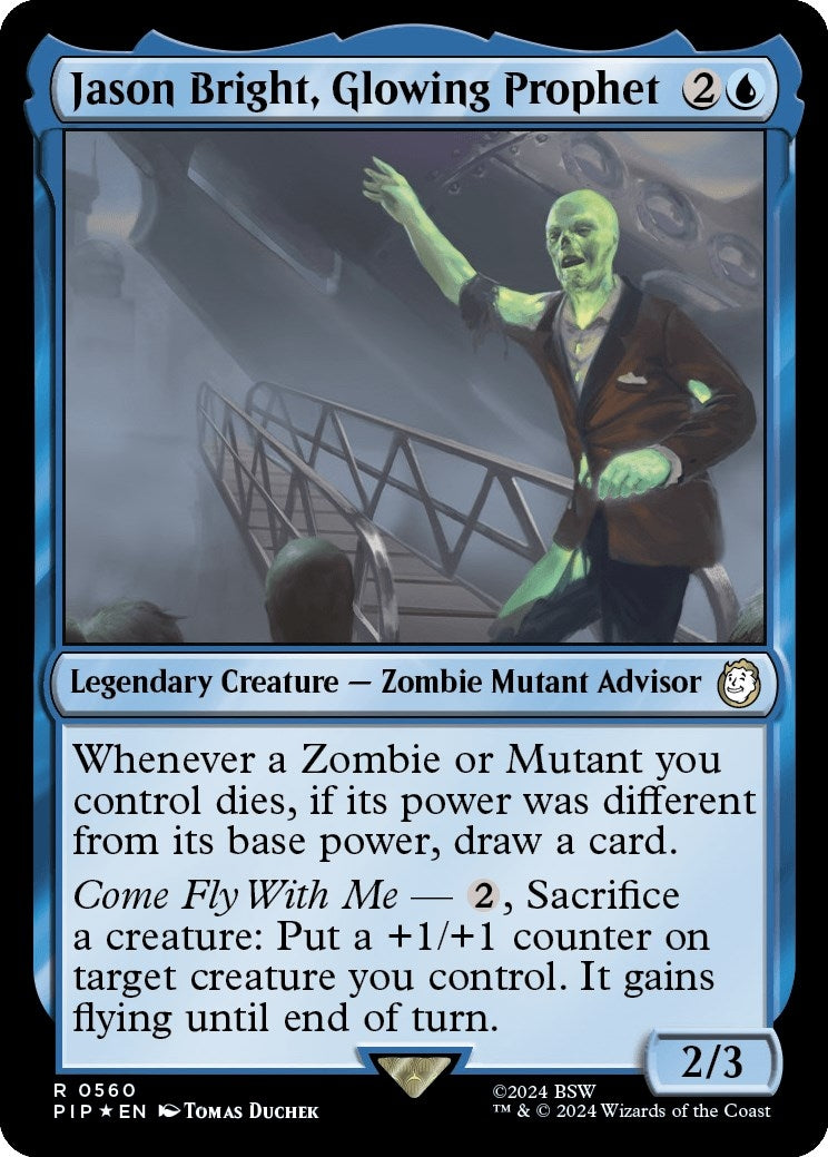 Jason Bright Glowing Prophet (Surge Foil) (560) [PIP] - MTG Single