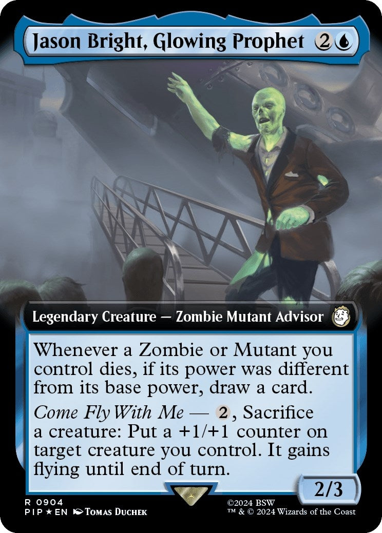 Jason Bright Glowing Prophet (Extended Art) (Surge Foil) (904) [PIP] - MTG Single