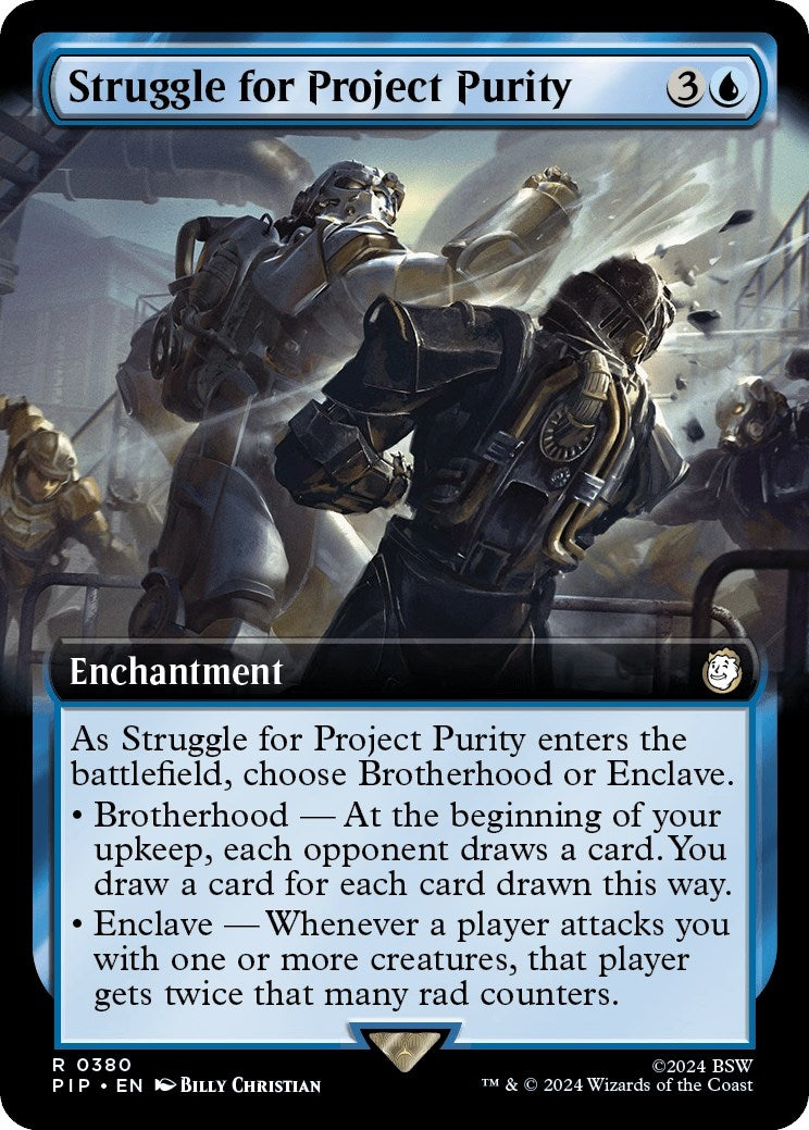 Struggle for Project Purity (Extended Art) (380) [PIP] - MTG Single