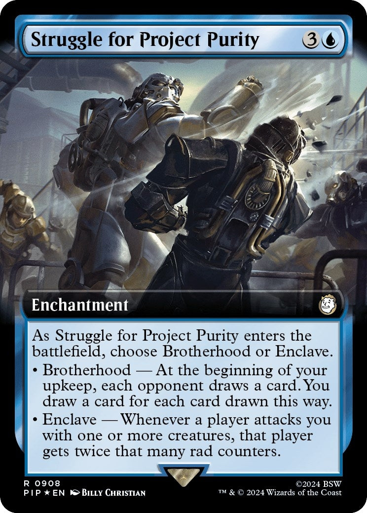 Struggle for Project Purity (Extended Art) (Surge Foil) (908) [PIP] - MTG Single