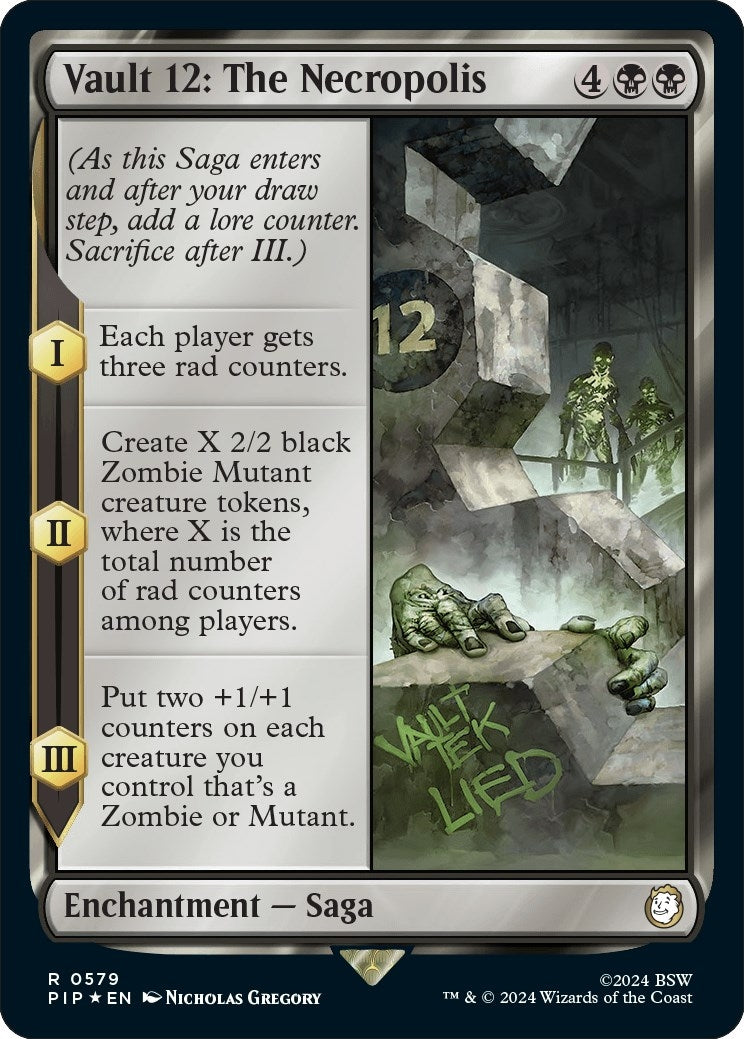 Vault 12: The Necropolis (Surge Foil) (579) [PIP] - MTG Single