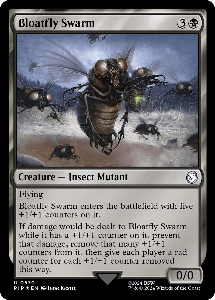 Bloatfly Swarm (Surge Foil) (570) [PIP] - MTG Single