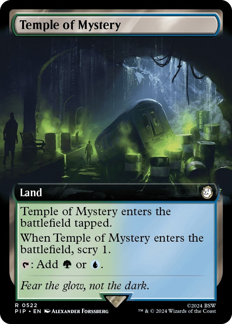 Temple of Mystery (Extended Art) (522) [PIP] - MTG Single
