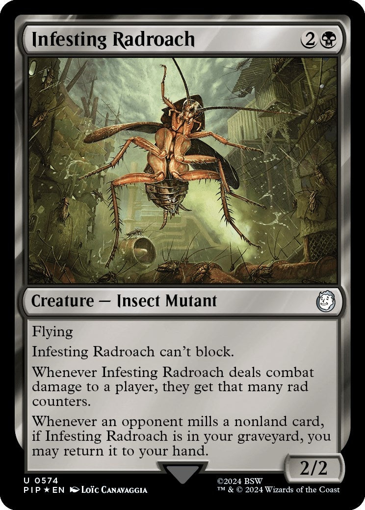 Infesting Radroach (Surge Foil) (574) [PIP] - MTG Single