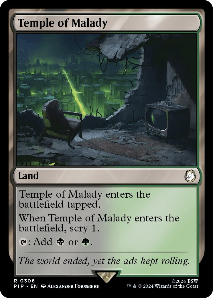 Temple of Malady (306) [PIP] - MTG Single