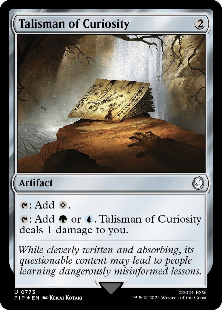 Talisman of Curiosity (Surge Foil) (773) [PIP] - MTG Single