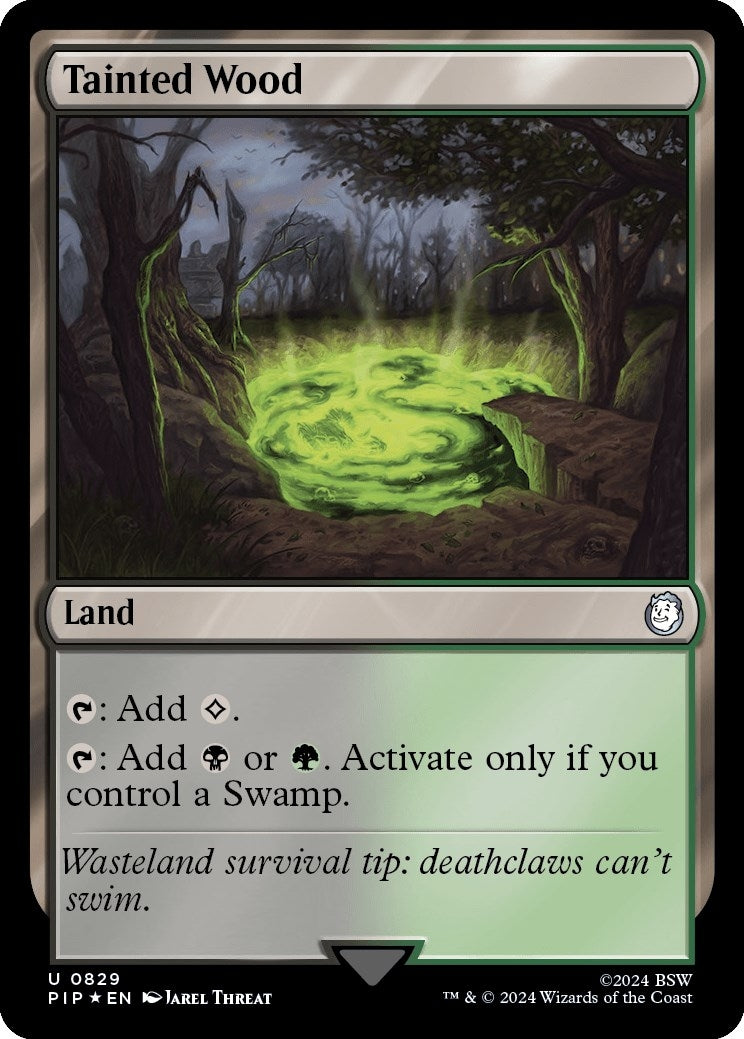 Tainted Wood (Surge Foil) (829) [PIP] - MTG Single