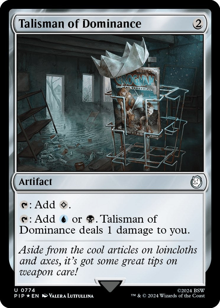 Talisman of Dominance (Surge Foil) (774) [PIP] - MTG Single
