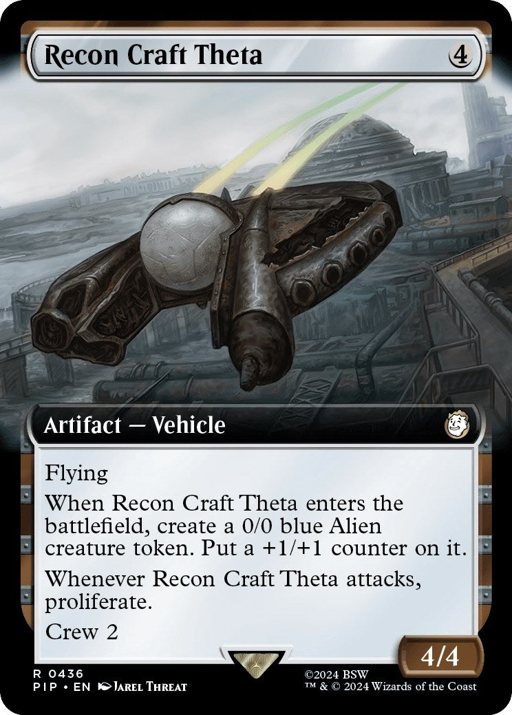 Recon Craft Theta (Extended Art) (436) [PIP] - MTG Single