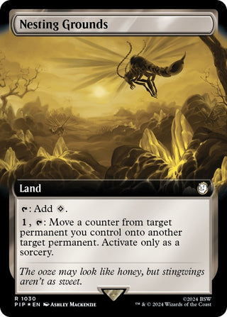 Nesting Grounds (Extended Art) (Surge Foil) (1030) [PIP] - MTG Single