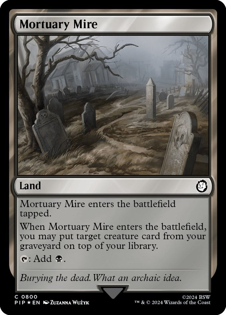 Mortuary Mire (Surge Foil) (800) [PIP] - MTG Single