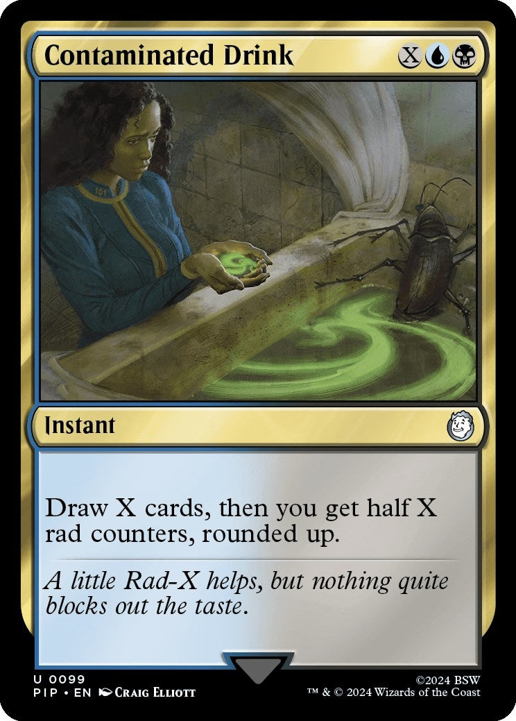 Contaminated Drink (99) [PIP] - MTG Single