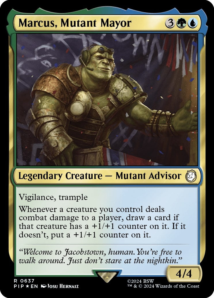 Marcus Mutant Mayor (Surge Foil) (637) [PIP] - MTG Single