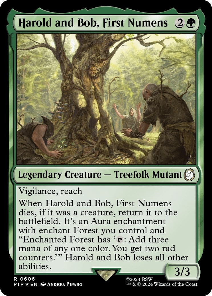 Harold and Bob First Numens (Surge Foil) (606) [PIP] - MTG Single