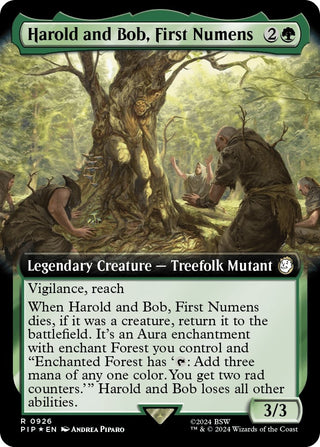 Harold and Bob First Numens (Extended Art) (Surge Foil) (926) [PIP] - MTG Single