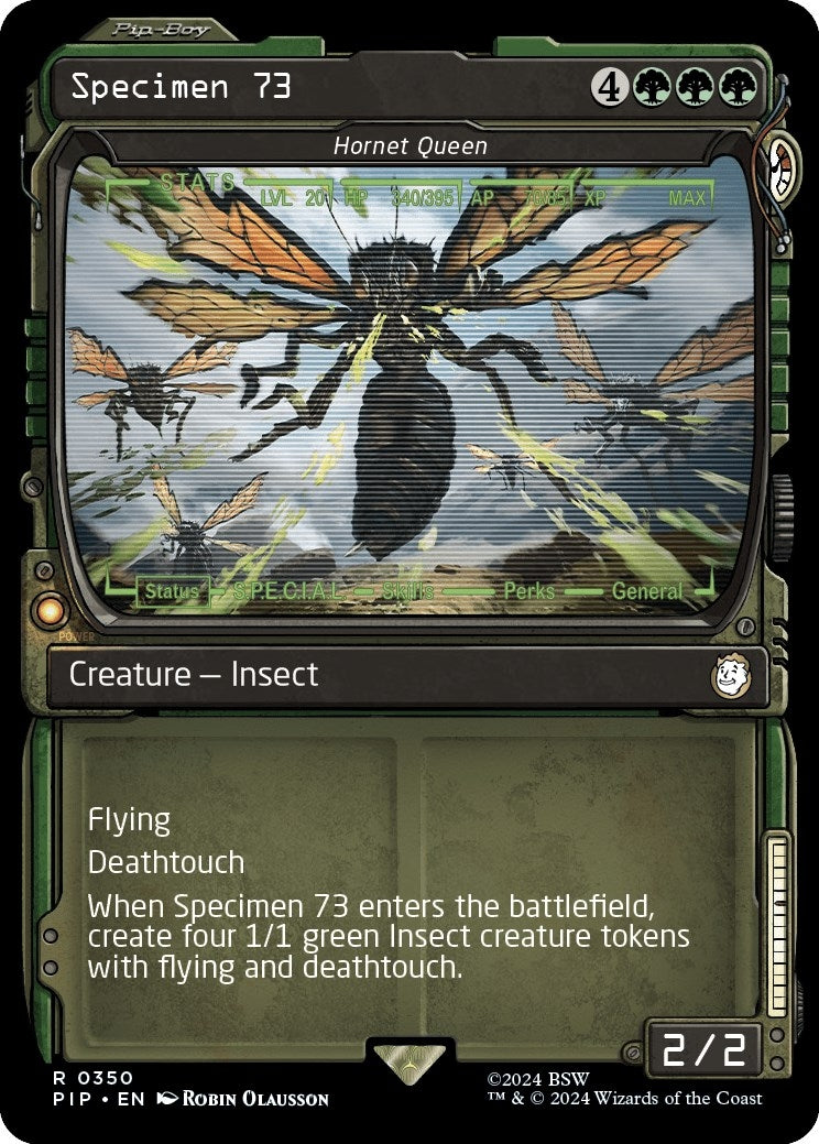 Specimen 73 - Hornet Queen (Showcase) (350) [PIP] - MTG Single