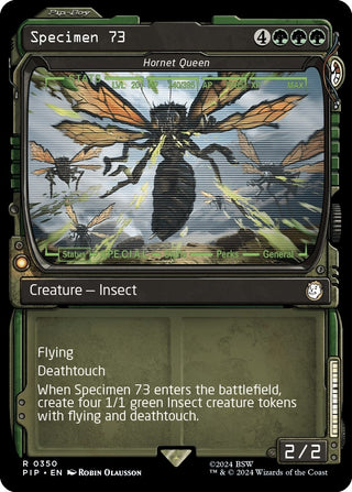 Specimen 73 - Hornet Queen (Showcase) (350) [PIP] - MTG Single